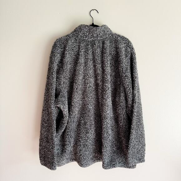 Disney Disneyland Resort Grey Sherpa Furry Fleece D Icon Full Zip Jacket - 3X - Picture 8 of 10